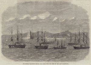 O Esquadrão Russo que sai do Tejo com o Corpo do Czar Cura